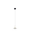 ORION * COLGANTE LED NEGRO/CUERO  1L*8W 3000K